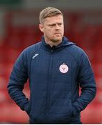 6 May 2024; Shelbourne manager Damien Duff before the SSE Airtricity Men's Premier Division match between Derry City and Shelbourne at The Ryan McBride Brandywell Stadium in Derry. Photo by Stephen McCarthy/Sportsfile