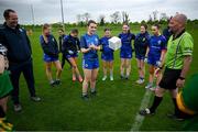 6 May 2024; Participants toss the rules dice during the 2024 ZuCar Gaelic4Teens Festival Day at the GAA National Games Development Centre in Abbotstown, Dublin. Photo by Ramsey Cardy/Sportsfile