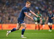 4 May 2024; Ciarán Frawley of Leinster during the Investec Champions Cup semi-final match between Leinster and Northampton Saints at Croke Park in Dublin. Photo by Brendan Moran/Sportsfile