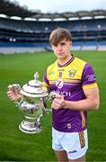 7 May 2024; Liam Coleman of Wexford in attendance at the launch of the Tailteann Cup 2024 at Croke Park in Dublin. Photo by Piaras Ó Mídheach/Sportsfile