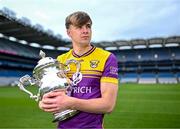 7 May 2024; Liam Coleman of Wexford in attendance at the launch of the Tailteann Cup 2024 at Croke Park in Dublin. Photo by Piaras Ó Mídheach/Sportsfile