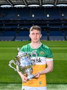 7 May 2024; Lee Pearson of Offaly in attendance at the launch of the Tailteann Cup 2024 at Croke Park in Dublin. Photo by Piaras Ó Mídheach/Sportsfile