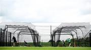8 May 2024; A general view of the nets during an Ireland men’s training session at the Cricket Ireland High Performance Training Centre on the Sport Ireland Campus in Dublin. Photo by Seb Daly/Sportsfile