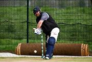 8 May 2024; Paul Stirling during an Ireland men’s training session at the Cricket Ireland High Performance Training Centre on the Sport Ireland Campus in Dublin. Photo by Seb Daly/Sportsfile
