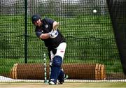 8 May 2024; Paul Stirling during an Ireland men’s training session at the Cricket Ireland High Performance Training Centre on the Sport Ireland Campus in Dublin. Photo by Seb Daly/Sportsfile