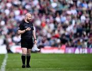 5 May 2024; Linesman Brendan Cawley during the Connacht GAA Football Senior Championship final match between Galway and Mayo at Pearse Stadium in Galway. Photo by Piaras Ó Mídheach/Sportsfile