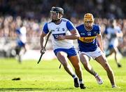 4 May 2024; Iarlaith Daly of Waterford in action against Mark Kehoe of Tipperary during the Munster GAA Hurling Senior Championship Round 3 match between Waterford and Tipperary at Walsh Park in Waterford.  Photo by Piaras Ó Mídheach/Sportsfile