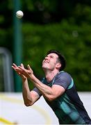 9 May 2024; George Dockrell during an Ireland men’s T20 squad training session at Castle Avenue Cricket Ground in Dublin. Photo by Seb Daly/Sportsfile