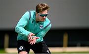 9 May 2024; Barry McCarthy during an Ireland men’s T20 squad training session at Castle Avenue Cricket Ground in Dublin. Photo by Seb Daly/Sportsfile