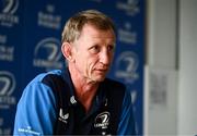10 May 2024; Leinster head coach Leo Cullen during a Leinster Rugby media conference at the RDS Arena in Dublin. Photo by Harry Murphy/Sportsfile
