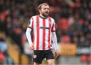 6 May 2024; Paul McMullan of Derry City during the SSE Airtricity Men's Premier Division match between Derry City and Shelbourne at The Ryan McBride Brandywell Stadium in Derry. Photo by Stephen McCarthy/Sportsfile