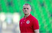 10 May 2024; Tom Grivosti of St Patrick's Athletic before the SSE Airtricity Men's Premier Division match between Shamrock Rovers and St Patrick's Athletic at Tallaght Stadium in Dublin. Photo by Stephen McCarthy/Sportsfile