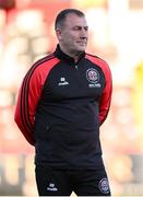 10 May 2024; Bohemians manager Alan Reynolds before the SSE Airtricity Men's Premier Division match between Derry City and Bohemians at The Ryan McBride Brandywell Stadium in Derry. Photo by Ramsey Cardy/Sportsfile