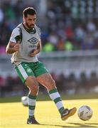 10 May 2024; Roberto Lopes of Shamrock Rovers warms up before the SSE Airtricity Men's Premier Division match between Shamrock Rovers and St Patrick's Athletic at Tallaght Stadium in Dublin. Photo by Shauna Clinton/Sportsfile