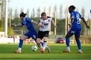 10 May 2024; Daryl Horgan of Dundalk in action against Connor Parsons of Waterford during the SSE Airtricity Men's Premier Division match between Waterford and Dundalk at the Regional Sports Centre in Waterford. Photo by Michael P Ryan/Sportsfile