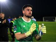10 May 2024; Waterford goalkeeper Sam Sargeant after the SSE Airtricity Men's Premier Division match between Waterford and Dundalk at the Regional Sports Centre in Waterford. Photo by Michael P Ryan/Sportsfile