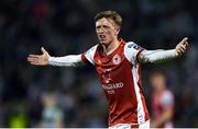 10 May 2024; Chris Forrester of St Patrick's Athletic reacts during the SSE Airtricity Men's Premier Division match between Shamrock Rovers and St Patrick's Athletic at Tallaght Stadium in Dublin. Photo by Shauna Clinton/Sportsfile