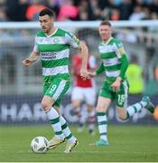 10 May 2024; Aaron Greene of Shamrock Rovers during the SSE Airtricity Men's Premier Division match between Shamrock Rovers and St Patrick's Athletic at Tallaght Stadium in Dublin. Photo by Stephen McCarthy/Sportsfile