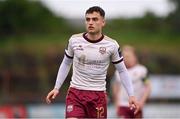6 May 2024; Leo Gaxha of Galway United during the SSE Airtricity Men's Premier Division match between Bohemians and Galway United at Dalymount Park in Dublin. Photo by Ben McShane/Sportsfile