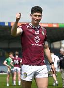 11 May 2024; Daire O'Connor of Westmeath celebrates after the EirGrid GAA All-Ireland Football U20 B Championship semi-final match between Westmeath and Limerick at FBD Semple Stadium in Thurles, Tipperary. Photo by David Fitzgerald/Sportsfile