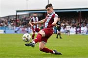 6 May 2024; Evan Weir of Drogheda United during the SSE Airtricity Men's Premier Division match between Drogheda United and Dundalk at Weavers Park in Drogheda, Louth. Photo by Ben McShane/Sportsfile