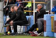 6 May 2024; Dundalk manager Noel King sits in the dugout during the SSE Airtricity Men's Premier Division match between Drogheda United and Dundalk at Weavers Park in Drogheda, Louth. Photo by Ben McShane/Sportsfile
