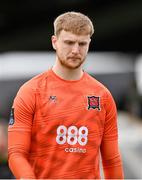 6 May 2024; Dundalk goalkeeper George Shelvey reacts during the SSE Airtricity Men's Premier Division match between Drogheda United and Dundalk at Weavers Park in Drogheda, Louth. Photo by Ben McShane/Sportsfile