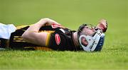11 May 2024; TJ Reid of Kilkenny after being fouled during the Leinster GAA Hurling Senior Championship Round 3 match between Carlow and Kilkenny at Netwatch Cullen Park in Carlow. Photo by Piaras Ó Mídheach/Sportsfile