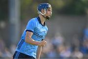 11 May 2024; Brian Hayes of Dublin celebrates after scoring his side's second goal during the Leinster GAA Hurling Senior Championship Round 3 match between Dublin and Antrim at Parnell Park in Dublin. Photo by Ben McShane/Sportsfile