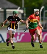 11 May 2024; Martin Kavanagh of Carlow in action against Tommy Walsh of Kilkenny during the Leinster GAA Hurling Senior Championship Round 3 match between Carlow and Kilkenny at Netwatch Cullen Park in Carlow. Photo by Piaras Ó Mídheach/Sportsfile