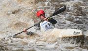 11 May 2024; Brian Nolan, competing in the K1 A class, during The 63rd International Liffey Descent at LOCATION in COUNTY. Photo by Seb Daly/Sportsfile