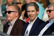 11 May 2024; An Taoiseach Simon Harris TD during the Munster GAA Hurling Senior Championship Round 3 match between Cork and Limerick at SuperValu Páirc Ui Chaoimh in Cork. Photo by Stephen McCarthy/Sportsfile