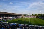11 May 2024; A general view of the RDS Arena as Leinster players take to the pitch before the United Rugby Championship match between Leinster and Ospreys at the RDS Arena in Dublin. Photo by Ben McShane/Sportsfile
