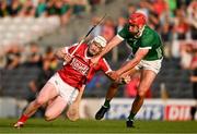 11 May 2024; Patrick Horgan of Cork in action against Barry Nash of Limerick during the Munster GAA Hurling Senior Championship Round 3 match between Cork and Limerick at SuperValu Páirc Ui Chaoimh in Cork. Photo by Daire Brennan/Sportsfile