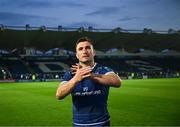 11 May 2024; Jordan Larmour of Leinster after his side's victory in the United Rugby Championship match between Leinster and Ospreys at the RDS Arena in Dublin. Photo by Harry Murphy/Sportsfile