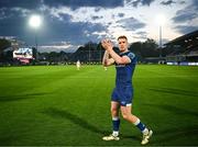 11 May 2024; Ciarán Frawley of Leinster after his side's victory in the United Rugby Championship match between Leinster and Ospreys at the RDS Arena in Dublin. Photo by Harry Murphy/Sportsfile