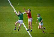 11 May 2024; Darragh Fitzgibbon of Cork in action against William O'Donoghue, left, and David Reidy of Limerick during the Munster GAA Hurling Senior Championship Round 3 match between Cork and Limerick at SuperValu Páirc Ui Chaoimh in Cork. Photo by Stephen McCarthy/Sportsfile