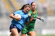 12 May 2024; Kate Sullivan of Dublin is tackled by Nicole Troy of Meath during the Leinster LGFA Senior Football Championship final match between Dublin and Meath at Croke Park in Dublin. Photo by Ben McShane/Sportsfile