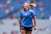 12 May 2024; Carla Rowe of Dublin reacts during the Leinster LGFA Senior Football Championship final match between Dublin and Meath at Croke Park in Dublin. Photo by Ben McShane/Sportsfile