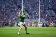 11 May 2024; Diarmaid Byrnes of Limerick takes a free during the Munster GAA Hurling Senior Championship Round 3 match between Cork and Limerick at SuperValu Páirc Ui Chaoimh in Cork. Photo by Stephen McCarthy/Sportsfile