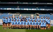 12 May 2024; The Dublin team before the Leinster LGFA Senior Football Championship final match between Dublin and Meath at Croke Park in Dublin. Photo by Ben McShane/Sportsfile