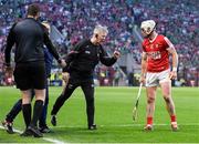 11 May 2024; Cork selector Donal O'Mahony with Patrick Horgan during the Munster GAA Hurling Senior Championship Round 3 match between Cork and Limerick at SuperValu Páirc Ui Chaoimh in Cork. Photo by Stephen McCarthy/Sportsfile