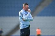 12 May 2024; Dublin manager Mick Bohan before the Leinster LGFA Senior Football Championship final match between Dublin and Meath at Croke Park in Dublin. Photo by Harry Murphy/Sportsfile