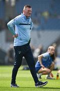 12 May 2024; Dublin manager Mick Bohan before the Leinster LGFA Senior Football Championship final match between Dublin and Meath at Croke Park in Dublin. Photo by Harry Murphy/Sportsfile