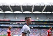 12 May 2024; Dublin goalkeeper Stephen Cluxton before the Leinster GAA Football Senior Championship final match between Dublin and Louth at Croke Park in Dublin. Photo by Ben McShane/Sportsfile