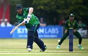 12 May 2024; Paul Stirling of Ireland during match two of the Floki Men's T20 International Series between Ireland and Pakistan at Castle Avenue Cricket Ground in Dublin. Photo by Seb Daly/Sportsfile