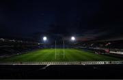 11 May 2024; A general view inside the stadium after the United Rugby Championship match between Leinster and Ospreys at the RDS Arena in Dublin. Photo by Harry Murphy/Sportsfile