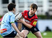 11 May 2024; Action from the Bank of Ireland Half-time Minis match between Old Wesley and MU Barnhall at the United Rugby Championship match between Leinster and Ospreys at the RDS Arena in Dublin. Photo by Harry Murphy/Sportsfile