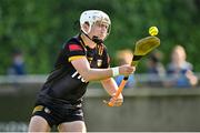 11 May 2024; Antrim goalkeeper Ryan Elliott during the Leinster GAA Hurling Senior Championship Round 3 match between Dublin and Antrim at Parnell Park in Dublin. Photo by Ben McShane/Sportsfile