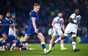 11 May 2024; Ciarán Frawley of Leinster during the United Rugby Championship match between Leinster and Ospreys at the RDS Arena in Dublin. Photo by Ramsey Cardy/Sportsfile